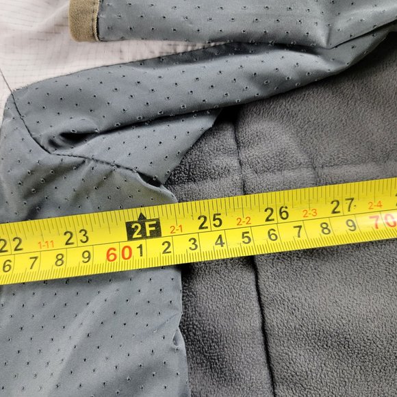 Merrell Adults XL Beige Full Zip Windbreaker Jacket Long Sleeve Lightweight - Picture 7 of 9